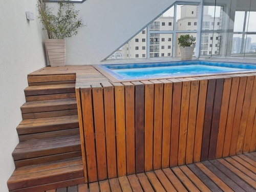 Imagem 6 de 27 de Vendo Cobertura Duplex Com Piscina Aquecida, Área Gourmet, 2 Dorms (1 Suíte), 3 Vagas