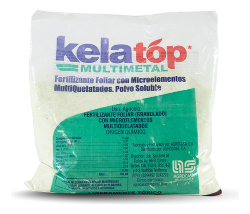 Abono Foliar Kelatop Multimetal X 1 Kilo