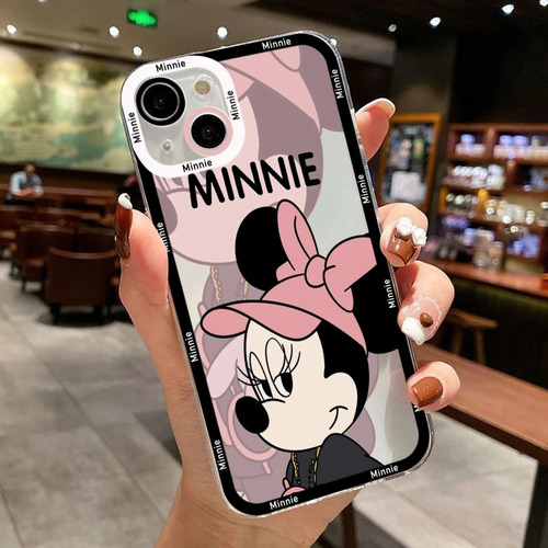 Funda De Teléfono Disney Mickey Minnie Para iPhone 15 14 13