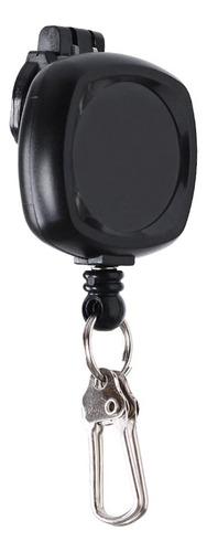 Retractable Holder, Carabiner Key Chain, Reel Clip Fly