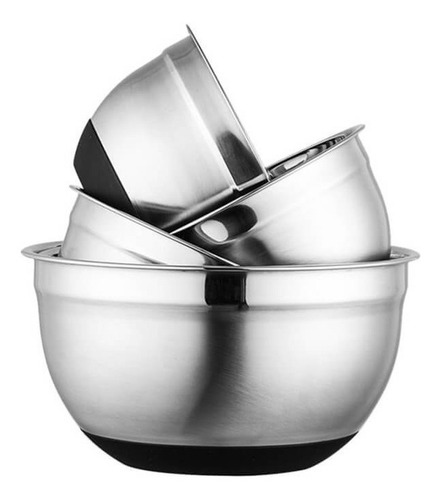 Bowl Batidor Acero Inoxidable Base Antideslizante 28 Cm
