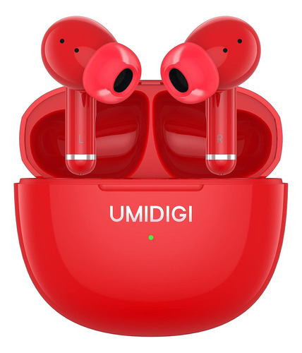 Auriculares Umidigi, Rojo/25 Hs De Uso/bluetooth