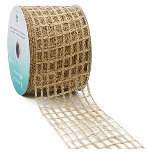Mesh Burlap Wired Ribbon For Home Decor, Gift Wrapping,...