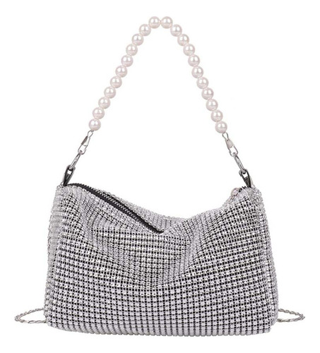 Bolso De Mano De Diamantes De Imitación Macizos De Moda Con