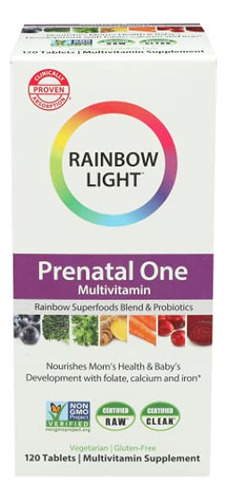 Rainbow Light Vibrance Multivitamina Prenatal One, 120 Onzas