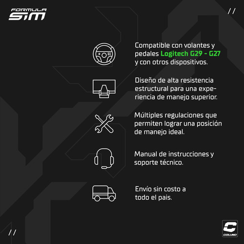Imagen 6 de 8 de Simulador Manejo Formula Sim One Fsim Sin Butaca