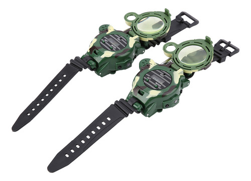 Reloj Walkie Talkies 2 Piezas Niños Simulación Militar