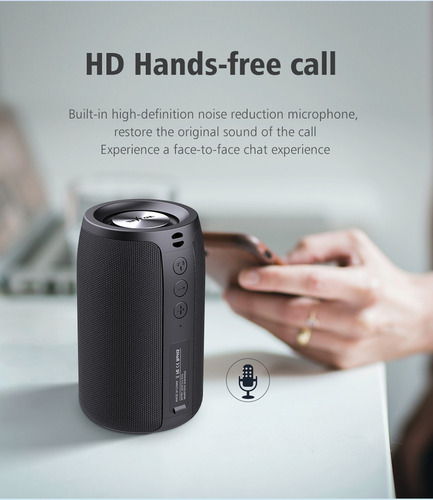 Bocina Bluetooth Impermeable Ipx7 Portátil Zealot