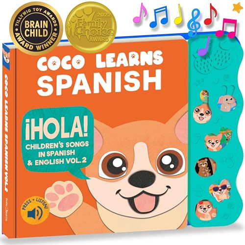 Coco Aprende Español Vol. 2 | Libro Musical En Español Y J