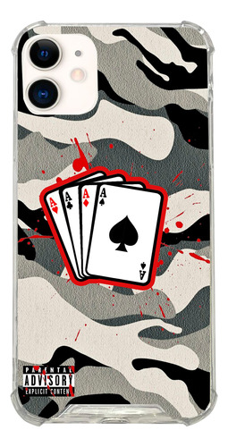 Funda Belica Poker Y Cartas Para iPhone, Encapsulada