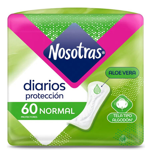 Protectores Diarios Nosotras® Normal X 60 Unidades