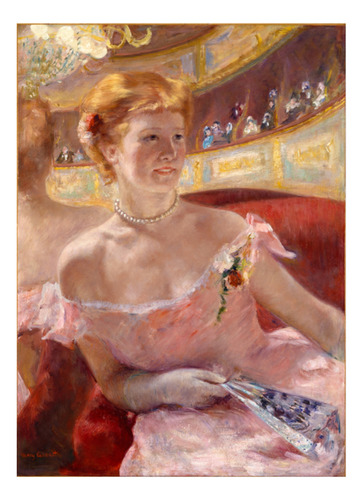 Mary Cassatt - Mujer Con Collar De Perlas - Lámina 45x30 Cm.