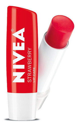 Nivea Labial Lip Care Strawberry Fresa --- Unidad