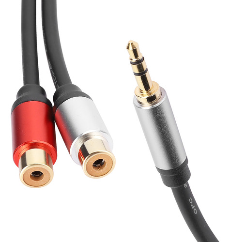 Cable De Audio 1 Split In 2 De 3,5 Mm Macho A 2rca Hembra Es