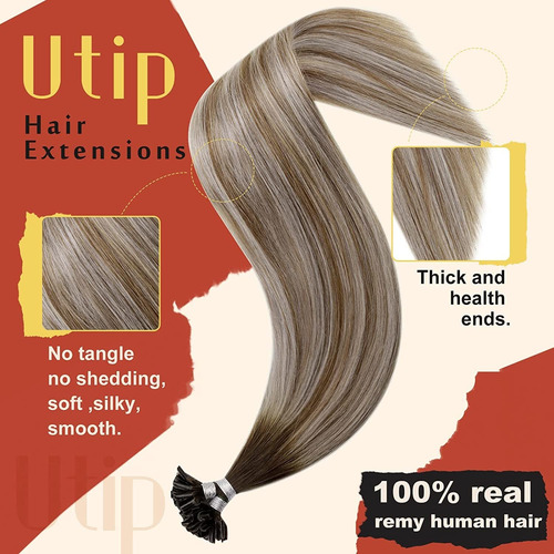Extensiones Cabello Natural 14in Balayage #3/8/22 Casta 50gr