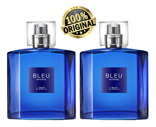 Perfume X2 Bleu Intense L'bel + Envió Gratis