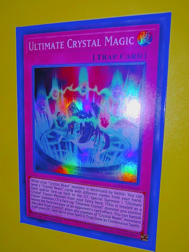 Yugioh! Ultimate Crystal Magic Super Rare Led2-en040 1st