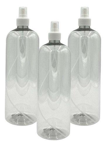 Atomizadores 1 Litro Transparentes Botella Spray Plastico 12