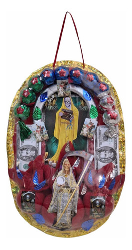 Herradura De La Santa Muerte Protectora Contra Males 30 Cm 