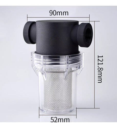 Prefiltro De Limpieza De Agua Negra De 1 Pulgada Y 20 Mallas
