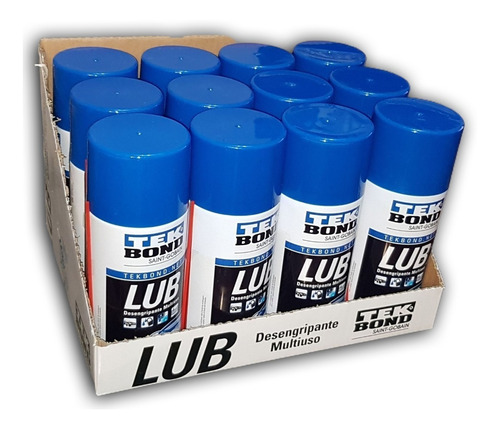 12 Lubricantes En Aerosol Multiuso Tek-bond 300ml - 180gr