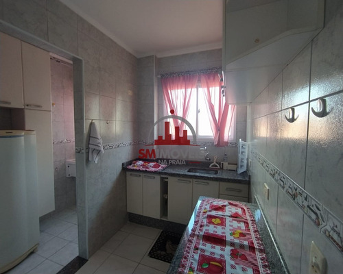 Apartamento Mobiliado Com 01 Dormitório Na Tupi Praia Grande - Ap02663 - 69311360