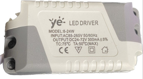 Driver Reator Fonte Led Para Plafon 18w A 24w (25w) Bivolt