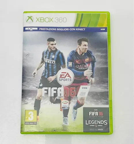 Fifa 16 Xbox 360 Jogo Original Mídia Física Futebol Game Top