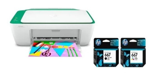 Impresora Multifuncional Hp 2375. Incluye Tintas