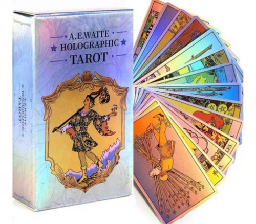 78 Cartas Exclusivas, Tarot Holografico Rider-waite