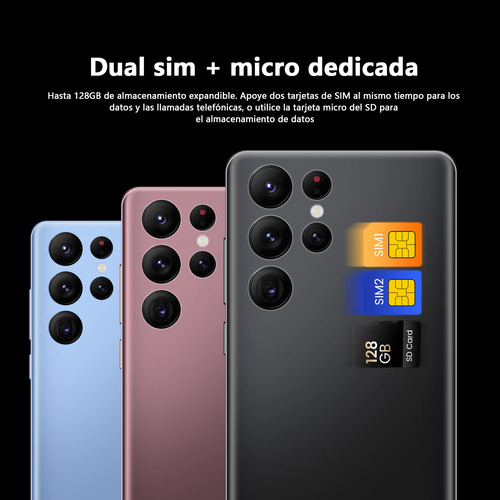 Android Celulares S22+ 5.0 Pulgadas Barato Ram512b Y Rom4gb