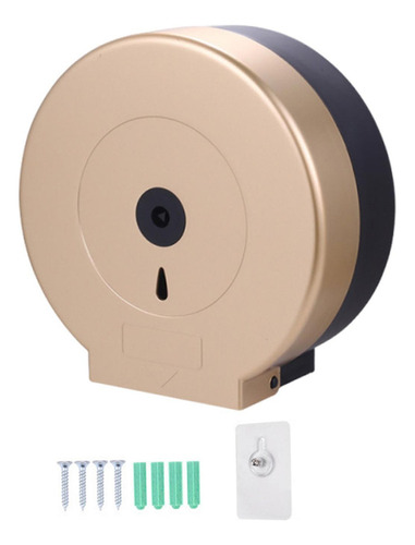 A Dispensador De Papel Higiénico Comercial, Soporte For Oro
