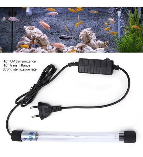 Fish Tank Sterilizing Lamp Aquarium Submersible Clean Light