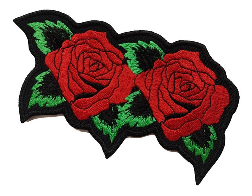 Parche Bordado Rosas, Rosas Bordadas, Chaqueta Con Rosas