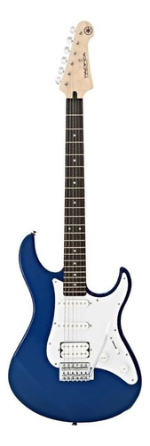 Guitarra Eléctrica Yamaha Pac012/100 Series 012 Stratocaster De Caoba 2023 Dark Blue Metallic Brillante Con Diapasón De Palo De Rosa