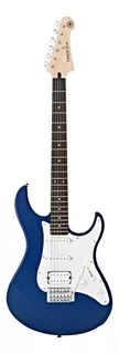 Guitarra eléctrica Yamaha PAC012/100 Series 012 stratocaster de caoba 2023 dark blue metallic brillante con diapasón de palo de rosa