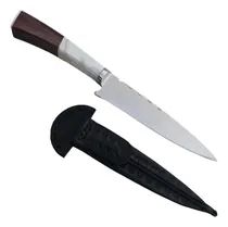 Comprar Cuchillo Artesanal Seigen 14 Cm Combinado Asado Parrilla