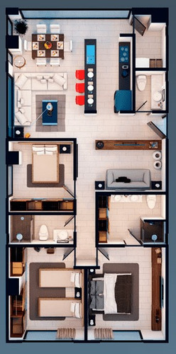 Imagen 3 de 5 de Departamento En Venta Canteras Residencias Queretaro Rdv2102