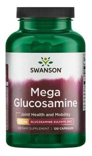 Mega Glucosamina 120 Capsulas.(huesos Y Articulaciones) 