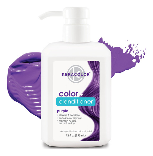 Tinte Para El Cabello Keracolor Clenditioner Purple 350 Ml S