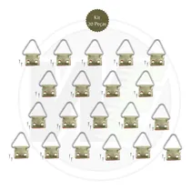 Comprar 20 Suportes Triângulos Pequenos Para Pendurar Quadros