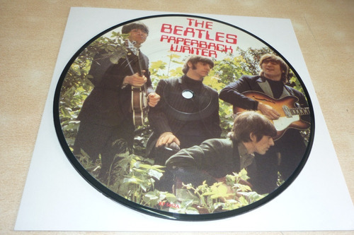 The Beatles Paperback Writer Simple Vinilo Picture D Jcd055