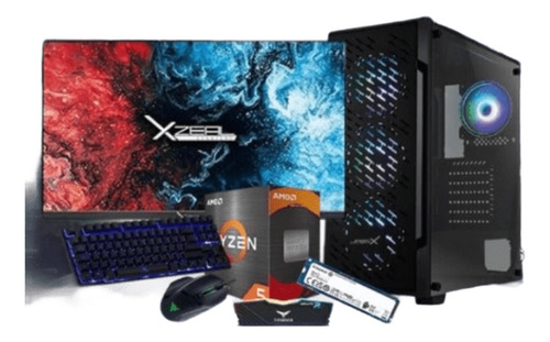 Pc Gamer Cyberpunk Ryzen 5, 6 Nucleos, 16gb Ram, Ssd 512gb