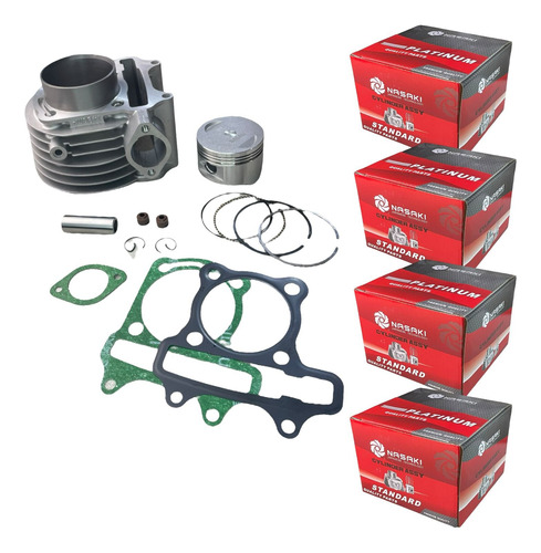 4pz Kit De Cilindro Italika Ds150 Ws150 Gs150 Atv150 Mayoreo