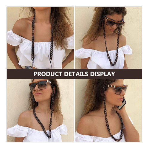 Cómodas Gafas De Sol Con Cuello Redondo Y Máscara