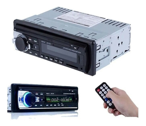 Radio Reproductor De Carro Con Mp3 Bluetooth Control Remoto