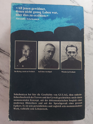 Der Archipel Gulag. Alexander Solschenizyn. Ian1381 (Usado)