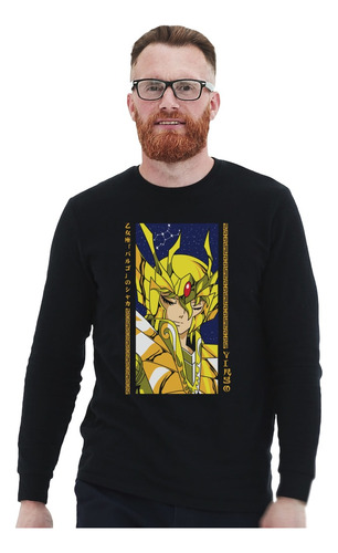 Polera Ml Saint Seiya Shaka Caballeros Del Zodiaco Virgo Ani