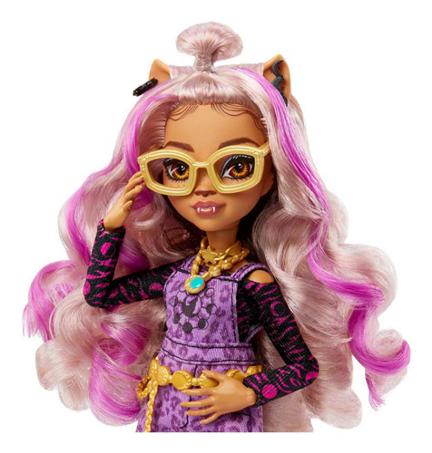 Monster High Muñeca Clawdeen Moda Original Mattel