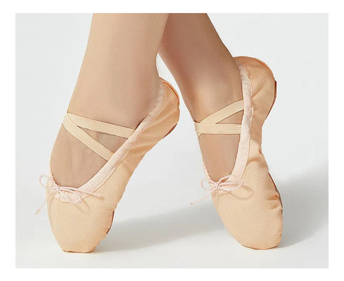 Zapatos Fiesta De Ballet Para Niña Y Mujer, Piel Pu Elástica